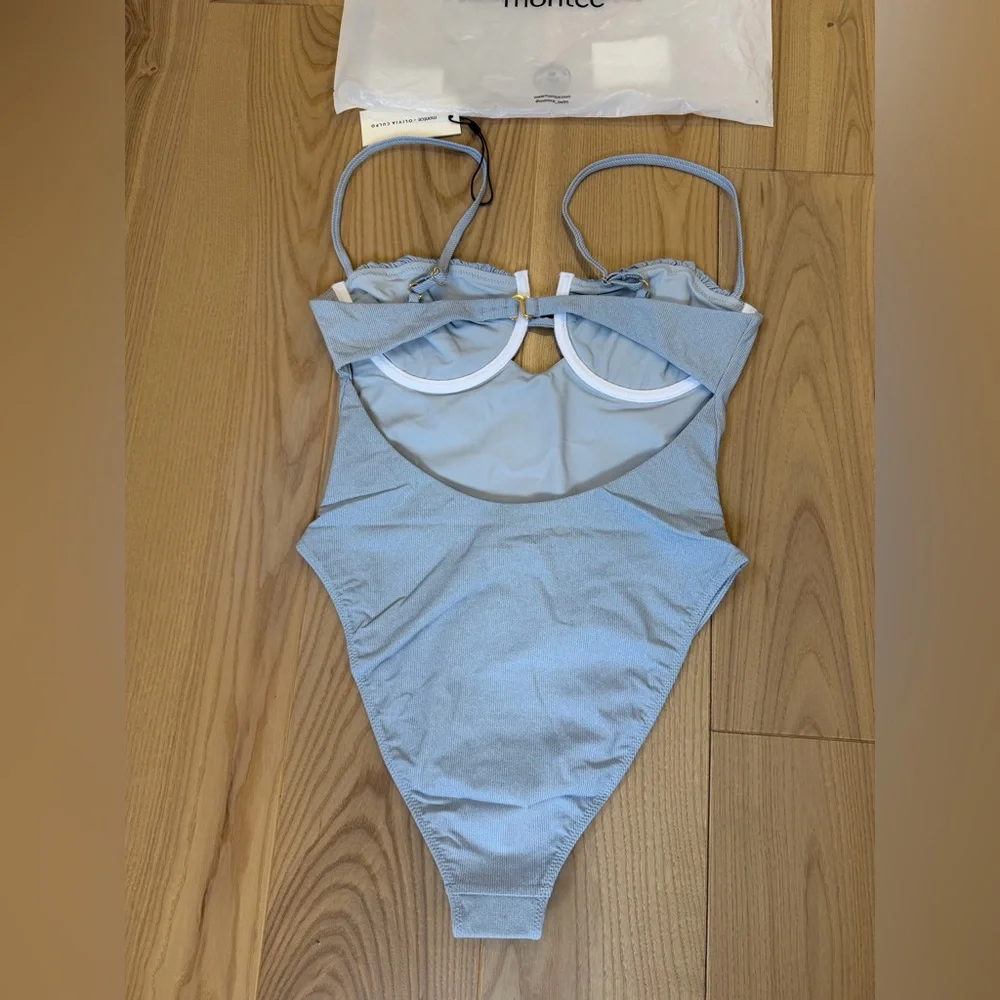 Montce Swim x Olivia Culpo One piece Swimsuit NWT Size S